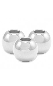 DQ metal beads Round 2.5mm Antique silver